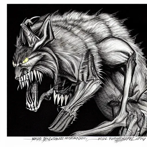 Prompt: “ simon bisley ” wolf lurking in diablo canyon power plant horror shape veterinary anatomical illustration 1 0 2 4 x 1 0 2 4