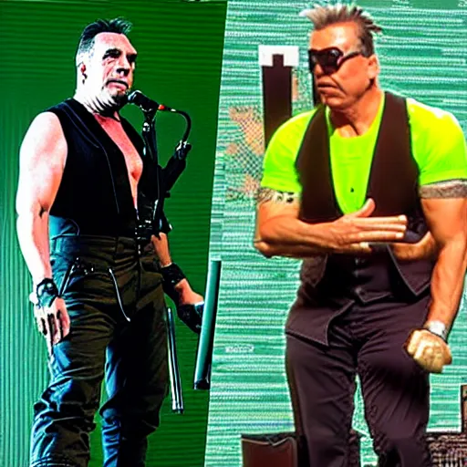 Image similar to Till Lindemann, Minecraft