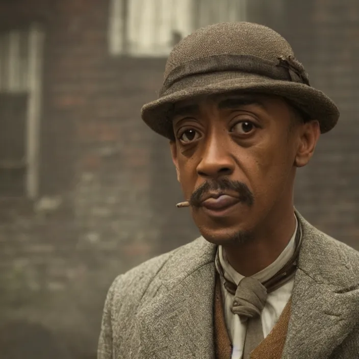 Image similar to Ana de Armas played by Giancarlo esposito in peaky blinders, 4k,