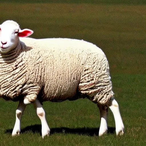 Prompt: sheep as part of a web