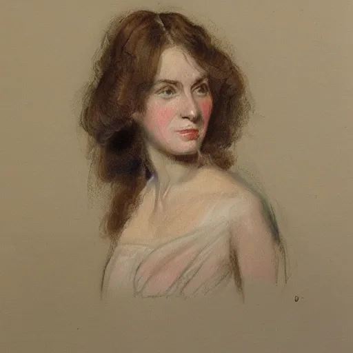 Prompt: portrait female by Denning Guy,