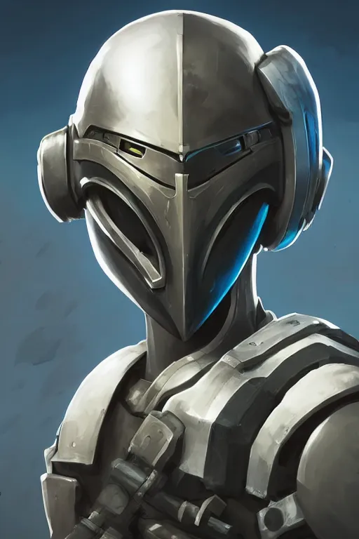 Image similar to epic mask helmet robot ninja portrait stylized as fornite style game design fanart by concept artist gervasio canda, behance hd by jesper ejsing, by rhads, makoto shinkai and lois van baarle, ilya kuvshinov, rossdraws global illumination radiating a glowing aura global illumination ray tracing hdr render in unreal engine 5