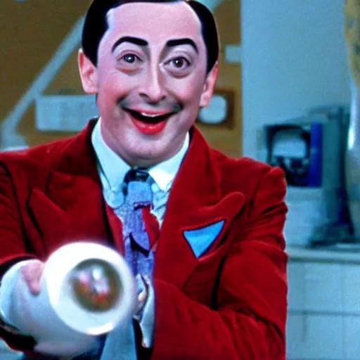 Prompt: PeeWee Herman starring in Breakiong-Bad