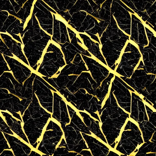 Image similar to gold lines on black marble, texture