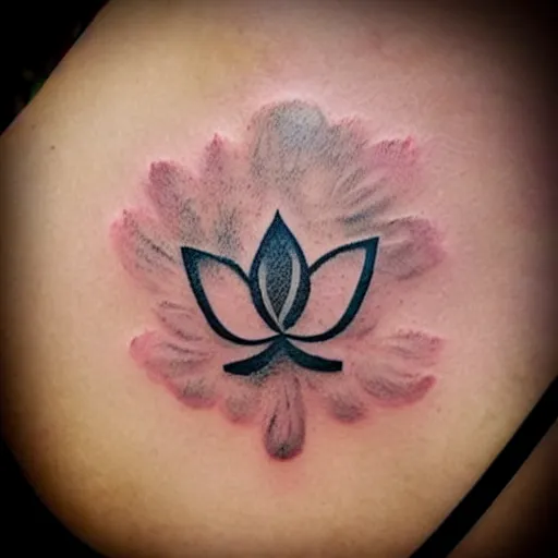 Image similar to small lotus tattoo