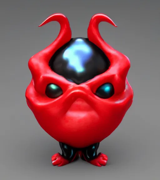 Prompt: a sculpture of cute wizard black red 3 d by jeff koons ray tracing, octane redner brilliantly coloured, trending on artstation, unreal engine, hdr, polished