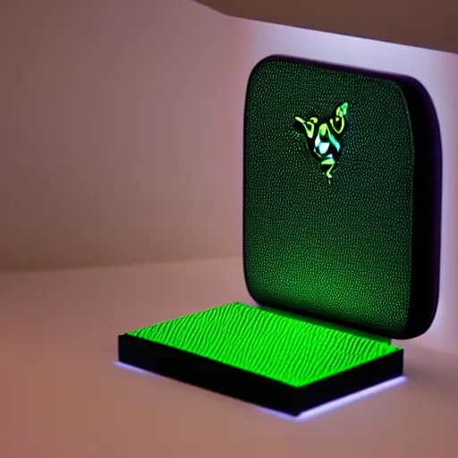 Image similar to Razer RGB gaming toilet
