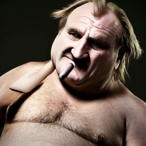 Image similar to Gérard Depardieu as Wario