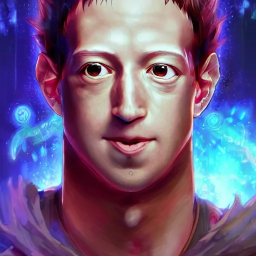 Prompt: anime portrait of Mark Zuckerberg as a shaman yedi using dark force to eliminate trump as an anime antagonist by Stanley Artgerm Lau, WLOP, Rossdraws, James Jean, Andrei Riabovitchev, Marc Simonetti, and Sakimichan, trending on artstation