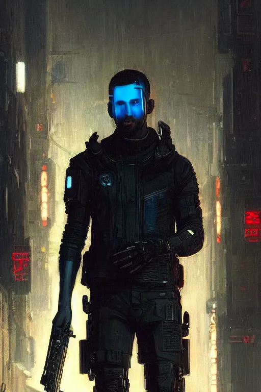 Prompt: joe biden alterego dark brandon as a cyberpunk assassin in a cyberpunk stealth suit ( blade runner 2 0 4 9, cyberpunk 2 0 7 7 ). orientalist portrait by john william waterhouse and james gurney and theodore ralli and nasreddine dinet, oil on canvas. cinematic, hyper realism, realistic proportions, dramatic lighting, high detail 4 k