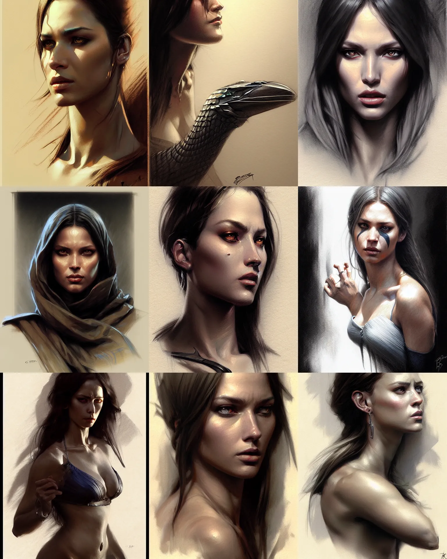 Prompt: cobra | | pencil sketch, realistic shaded, fine details, realistic shaded lighting poster by greg rutkowski, magali villeneuve, artgerm, jeremy lipkin and michael garmash and rob rey