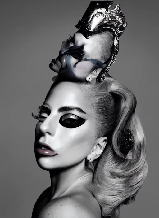 Image similar to lady gaga by nick knight, born this way, born this way album, red weapon 8 k s 3 5, cooke anamorphic / i lenses, highly detailed, cinematic lighting