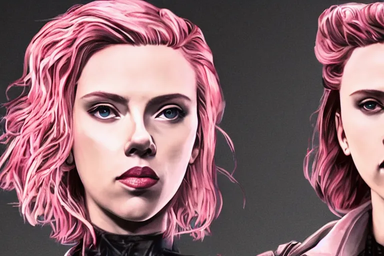 Prompt: Scarlett Johansson deploying code to production working on laptop high-resolution digital art cyberpunk