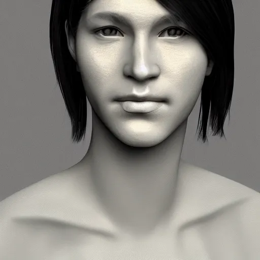 Prompt: detailed portrait, Yoru, Valorant, 3d model,