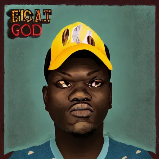 Image similar to portrait of an ugly god