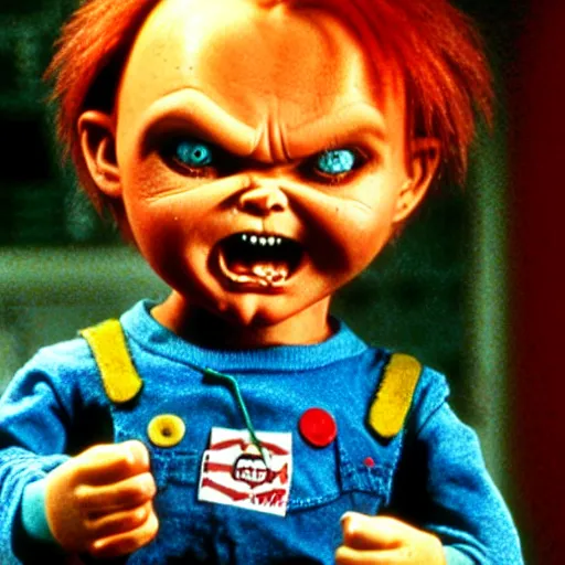 Image similar to Chucky from the movie Child's Play