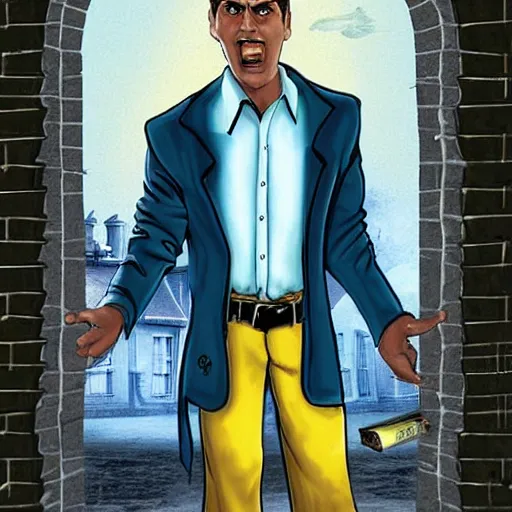 Image similar to tommy vercetti in hogwarts