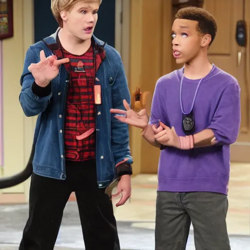 Prompt: henry hart and ray manchester from henry danger show