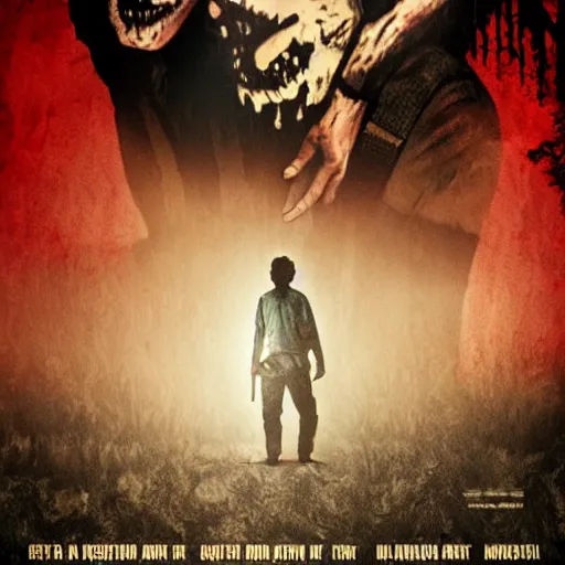 Prompt: the evil dead poster