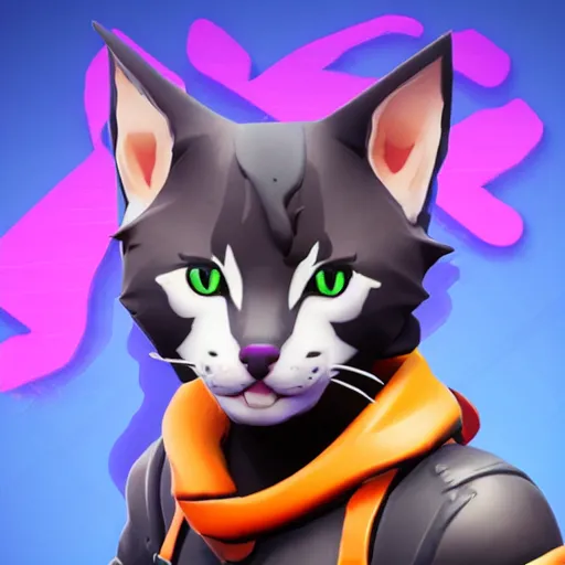 Image similar to fortnite kitten skin