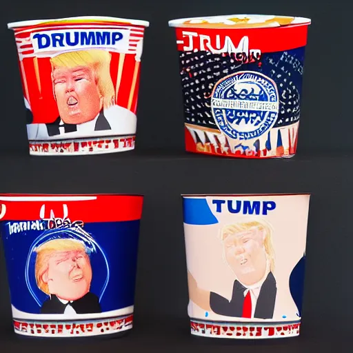 Image similar to donald trump ice cream