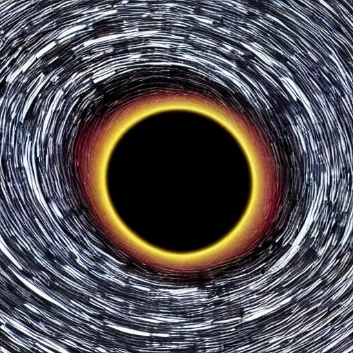 Image similar to a black hole in the universe