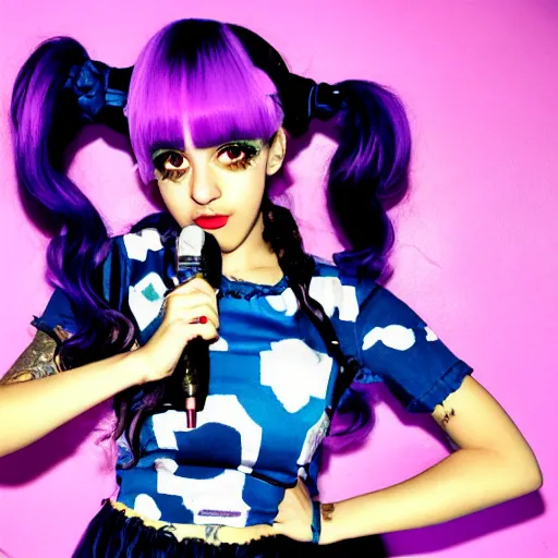 Image similar to melanie martinez in jojo bizarre adventure