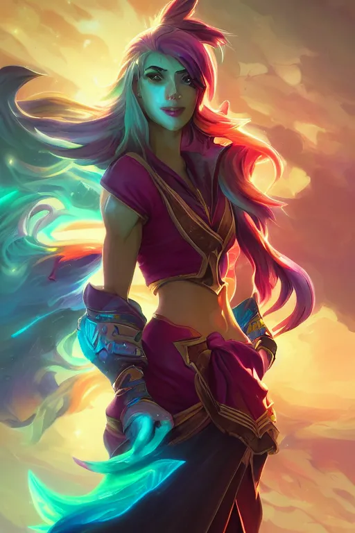 Prompt: rakan league of legends wild rift hero champions arcane magic digital painting bioluminance alena aenami artworks in 4 k design by lois van baarle by sung choi by john kirby artgerm style pascal blanche and magali villeneuve mage fighter assassin