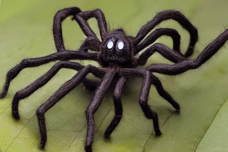 Image similar to an elephant spider hybrid