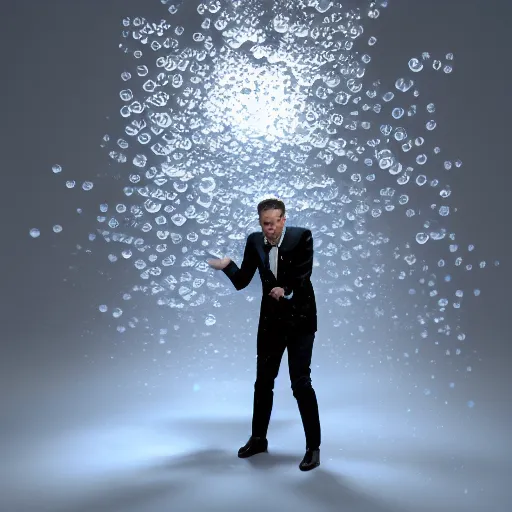 Prompt: hyperrealistic dslr film still of michael buble disguised as bubbles emerging from bath, stunning 8 k octane comprehensive 3 d render, inspired by istvan sandorfi & greg rutkowski & unreal engine, perfect symmetry, dim volumetric cinematic lighting, extremely hyper - detailed, incredibly real lifelike attributes & flesh texture, intricate, masterpiece, artstation, stunning