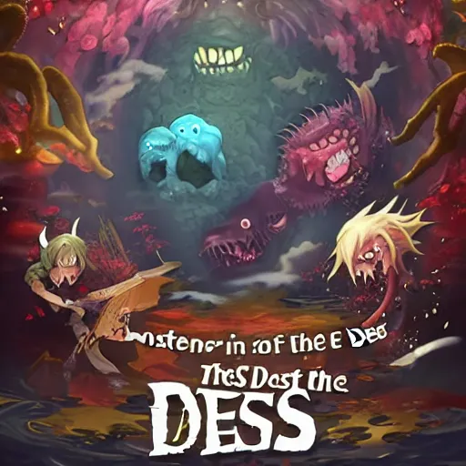 Image similar to monster in the deep endless abyss