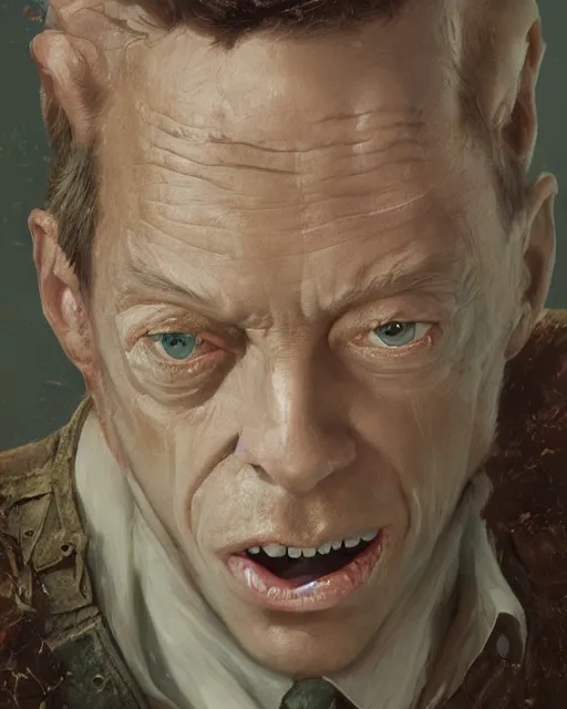 Prompt: portrait of don knotts, half man half limpet, fantasy character portrait, ultra realistic, concept art, intricate details, highly detailed by greg rutkowski, gaston bussiere, craig mullins, simon bisley