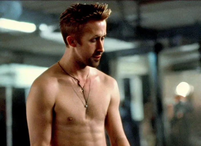 Image similar to film still of Ryan Gosling as Jack in Fight Club 1999