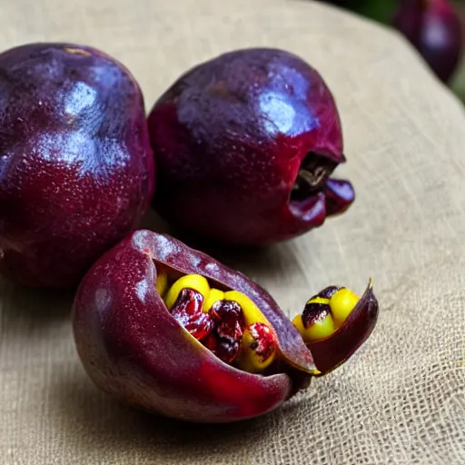 Image similar to alien fruit, soapberry, mangosteen