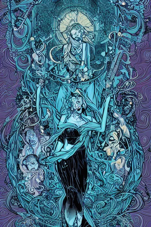 Prompt: Hecate by James Jean and dan Mumford and strongstufftom