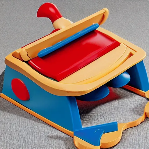 Image similar to a guillotine designed by fisher - price toys, toy, high detail product photo