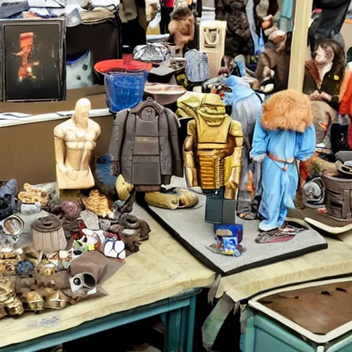 Image similar to jumble sale on Tatooine