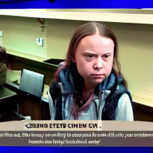 Image similar to greta thunberg final moments cctv footage