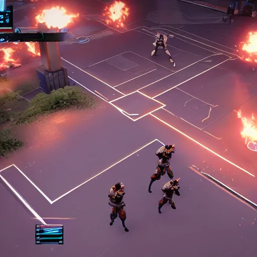 Image similar to Gameplay screenshot of XCOM 3, no UI, Unreal Engine 5