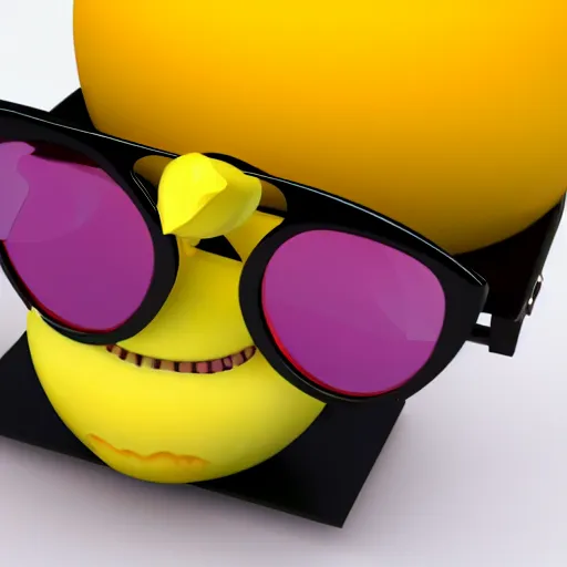 prompthunt: emoji of smile, pixar style, 3d, octane render, hd, no