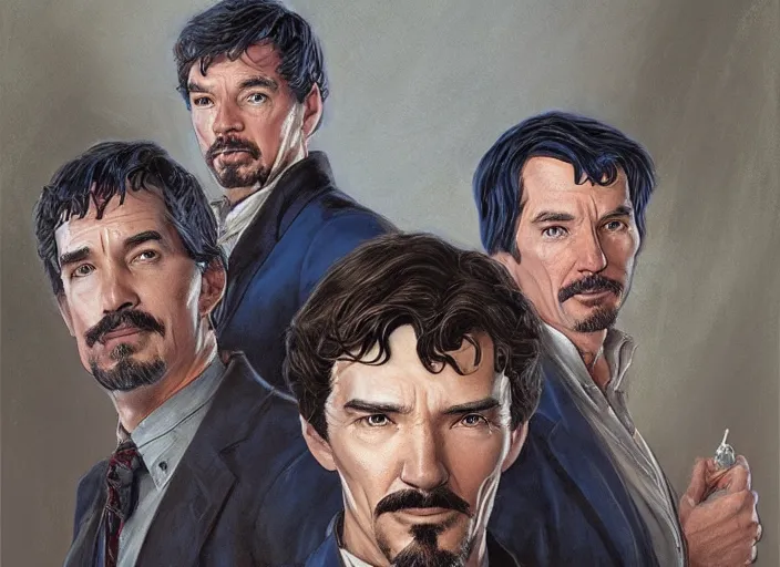 Image similar to a highly detailed business portrait of stephen strange, james gurney, james jean