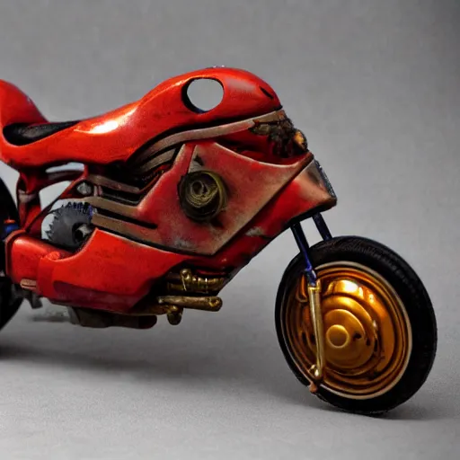 Image similar to kaneda motorcycle, steampunk