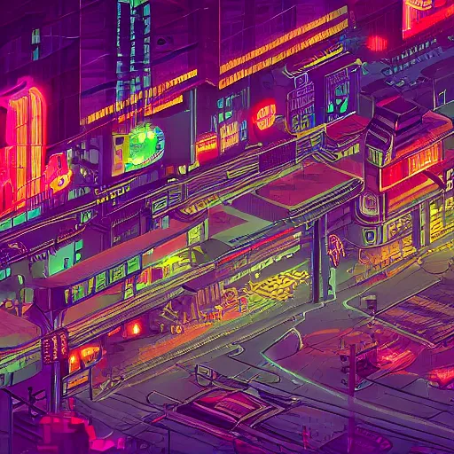 Prompt: night city, retro wave, night, neon, post - soviet cyberpunk, russian doomer cyberpunk, pixel art, high detail, sharp focus, different angles, 4 k