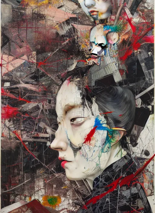 Image similar to entropy is the natural order of the universe i simply catalyze the process, a brutalist designed, gothic, rich deep colours, painted by francis bacon, adrian ghenie, james jean and petra cortright, part by gerhard richter, part by takato yamamoto. 8 k masterpiece