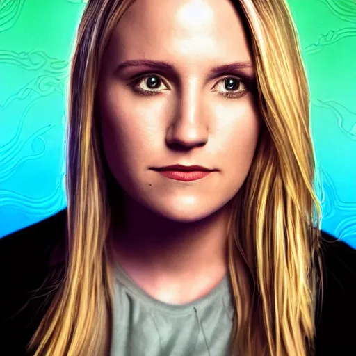 Image similar to beautiful highly detailed colorful artistic photograph portrait of veronica mars, 8k