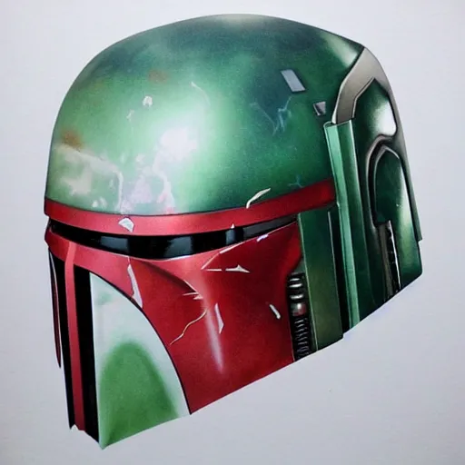 Image similar to boba fett by artgerm