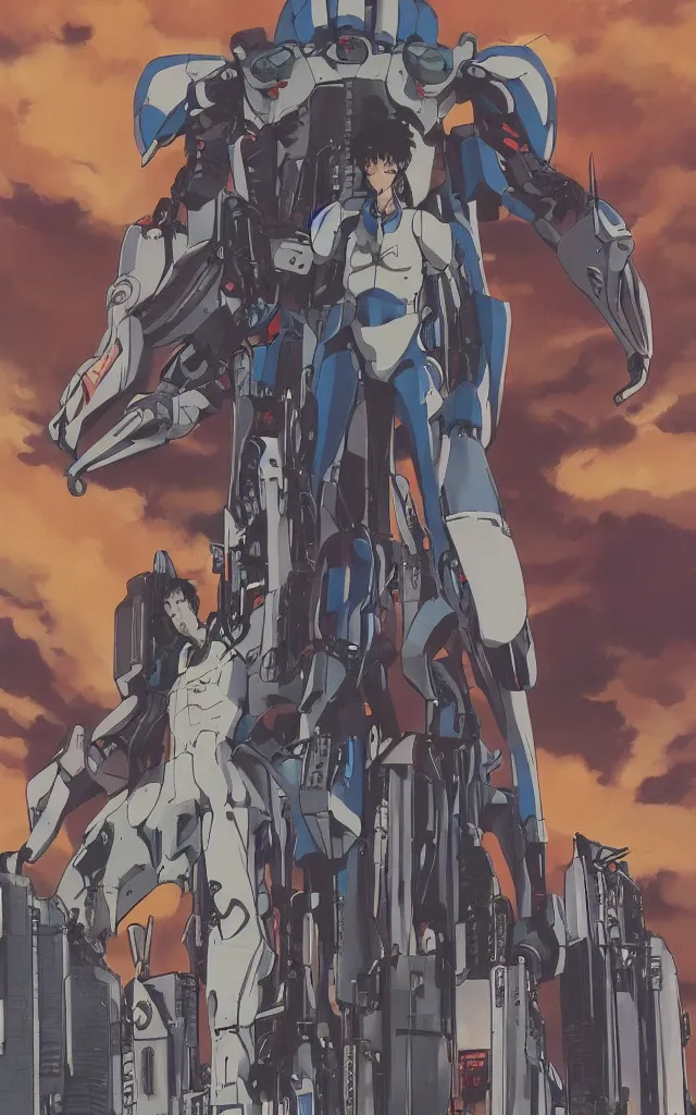 Image similar to evangelion unit 2 berserk. retrofuturism, atompunk. realistic proportions. dystopian. cyberpunk, blade runner, concept art, cel shading