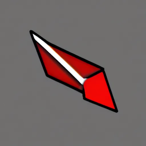 Image similar to curved red pointing arrow, clip art