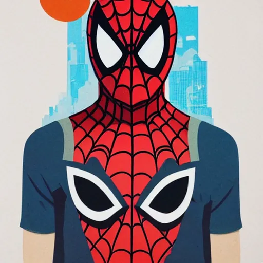 Image similar to Spiderman profile picture by Sachin Teng, asymmetrical, Organic Painting , Matte Painting, geometric shapes, hard edges, graffiti, street art:2 by Sachin Teng:4