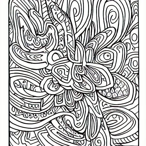 Image similar to Matlock coloring book page, black and white